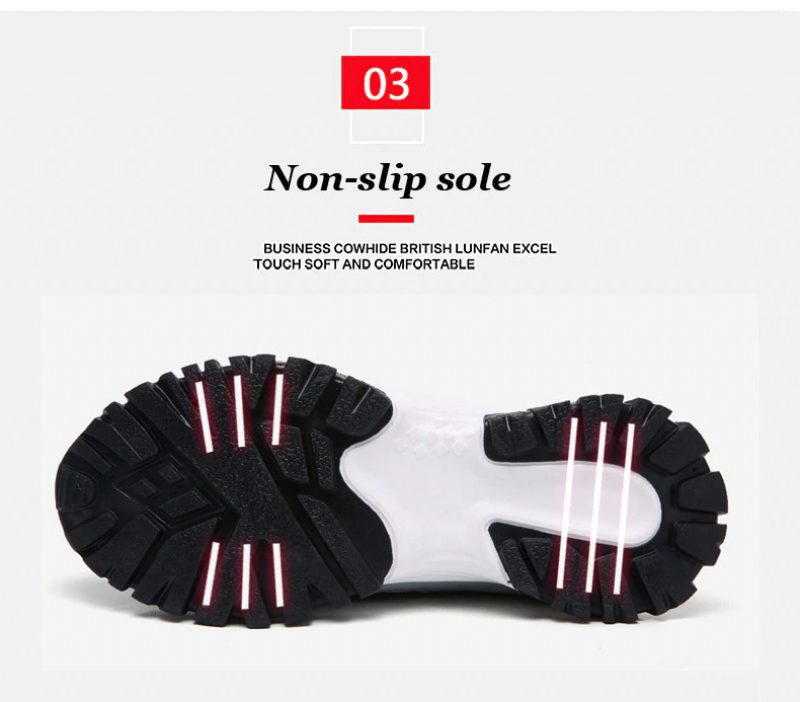 Rosner Læder Platform Slip-on Sorte Sneakers Til Kvinder - Sort
