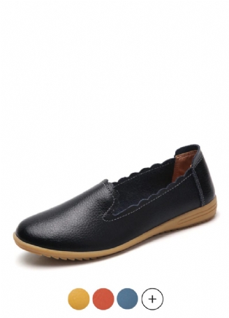 Roxy Casual Loafer-sko I Læder Til Kvinder