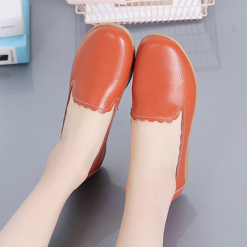 Roxy Casual Loafer-sko I Læder Til Kvinder - Sort