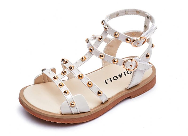 Rubi Piger Gladiator Sandal - Hvid