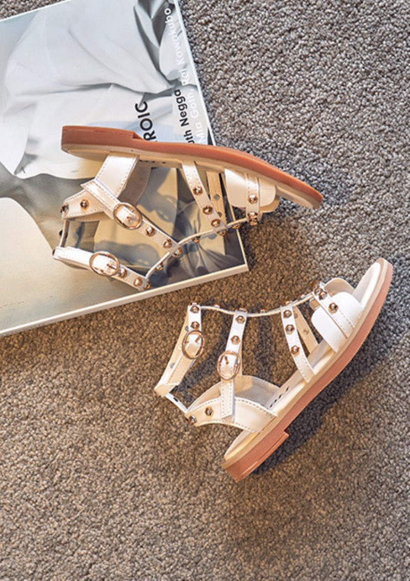 Rubi Piger Gladiator Sandal - Hvid
