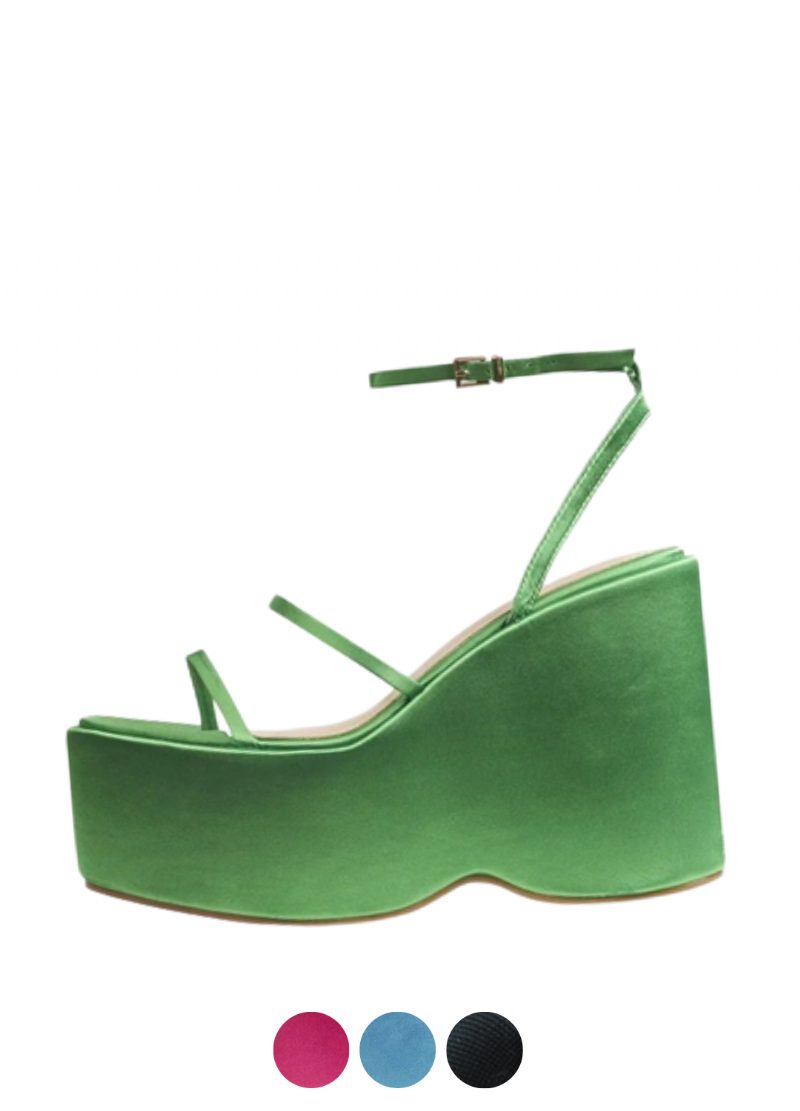Rubin Sandal Med Kile Og Platform Til Kvinder