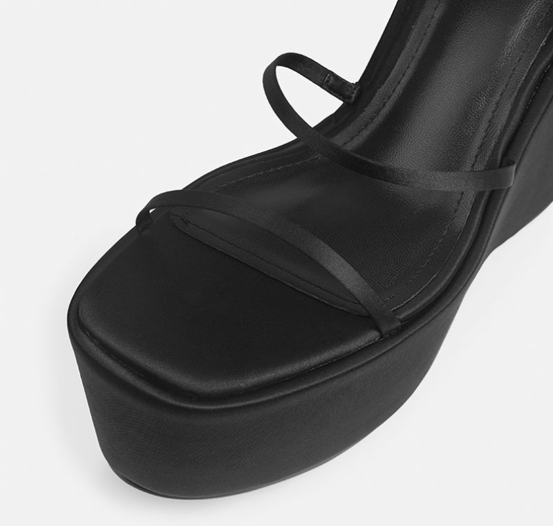 Rubin Sandal Med Kile Og Platform Til Kvinder - Grøn
