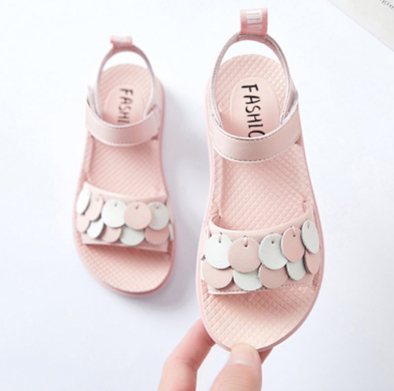 Ruby Pigekjole Sandal - Pink
