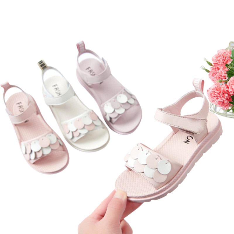Ruby Pigekjole Sandal - Pink