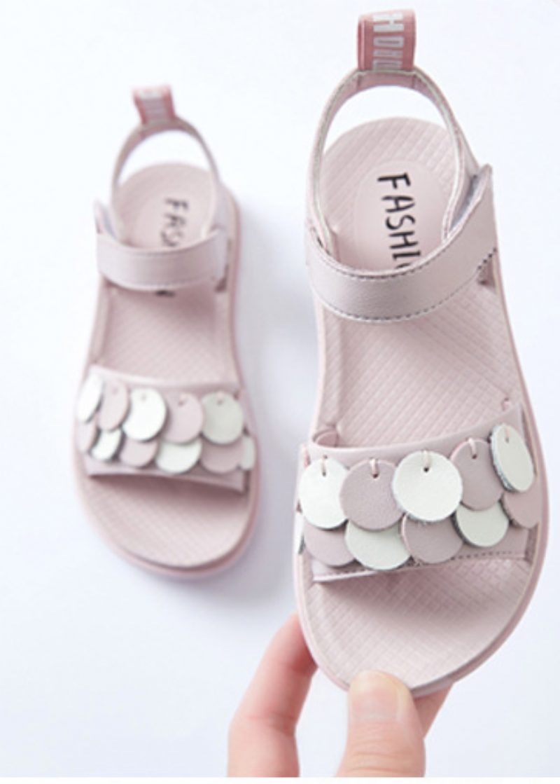 Ruby Pigekjole Sandal - Pink