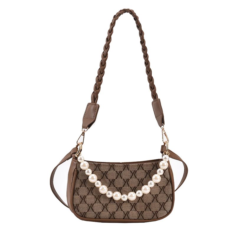 Rumy Crossbody-håndtaske I Læder Til Kvinder - Brun
