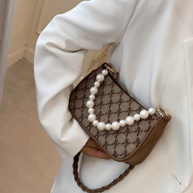 Rumy Crossbody-håndtaske I Læder Til Kvinder - Brun