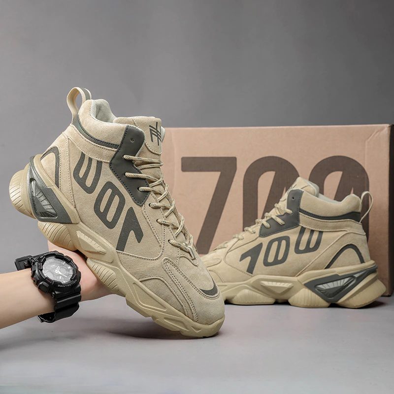 Ryhorn Mode Sneakers Til Mænd - Khaki