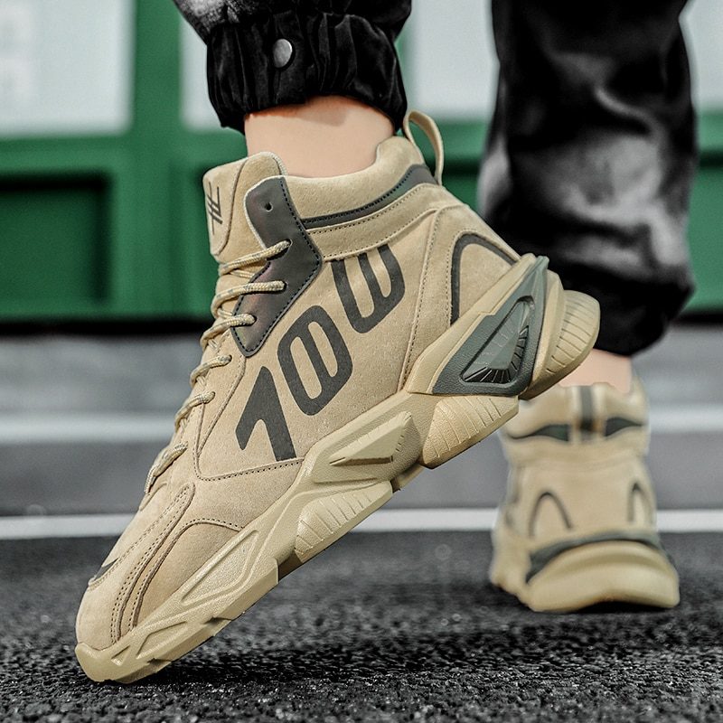 Ryhorn Mode Sneakers Til Mænd - Khaki