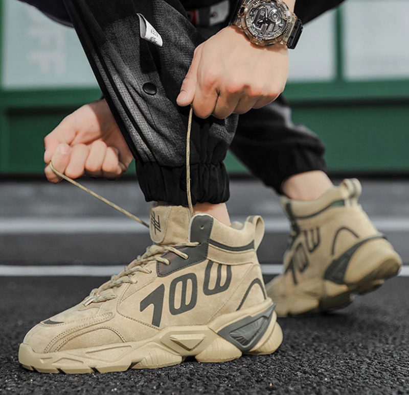 Ryhorn Mode Sneakers Til Mænd - Khaki