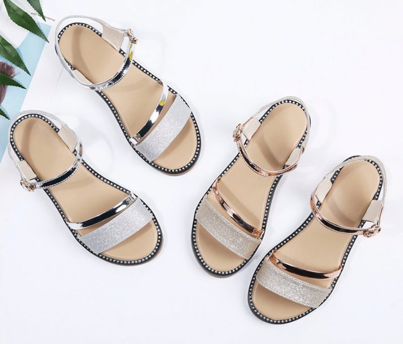 Saavedra Damesandaler - Guld