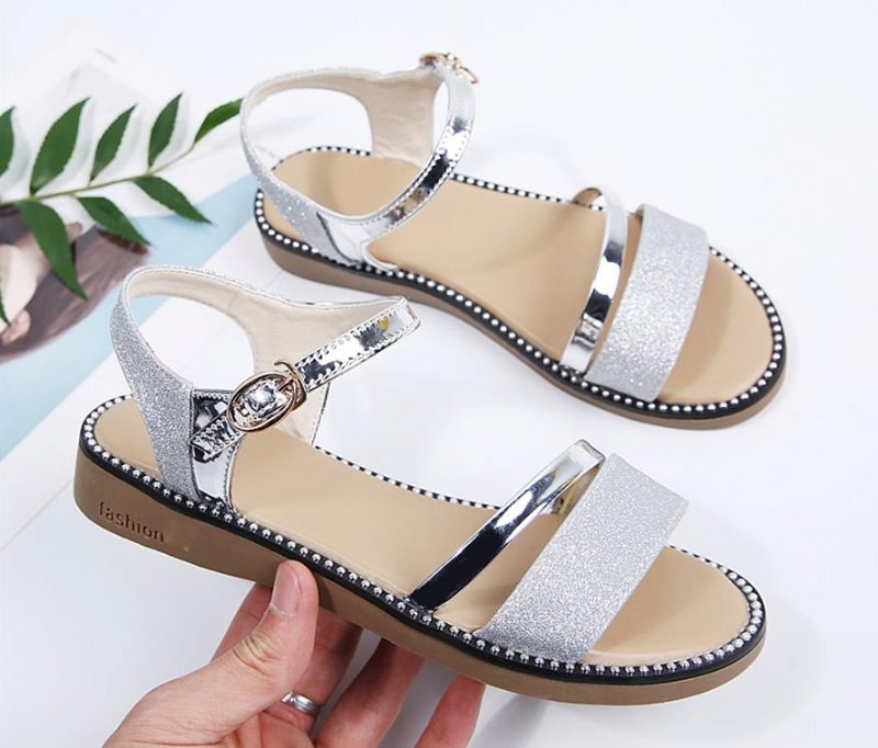 Saavedra Damesandaler - Guld