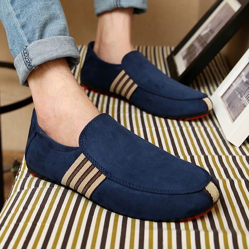 Saens Loafers Fritidssko Til Mænd - Blå