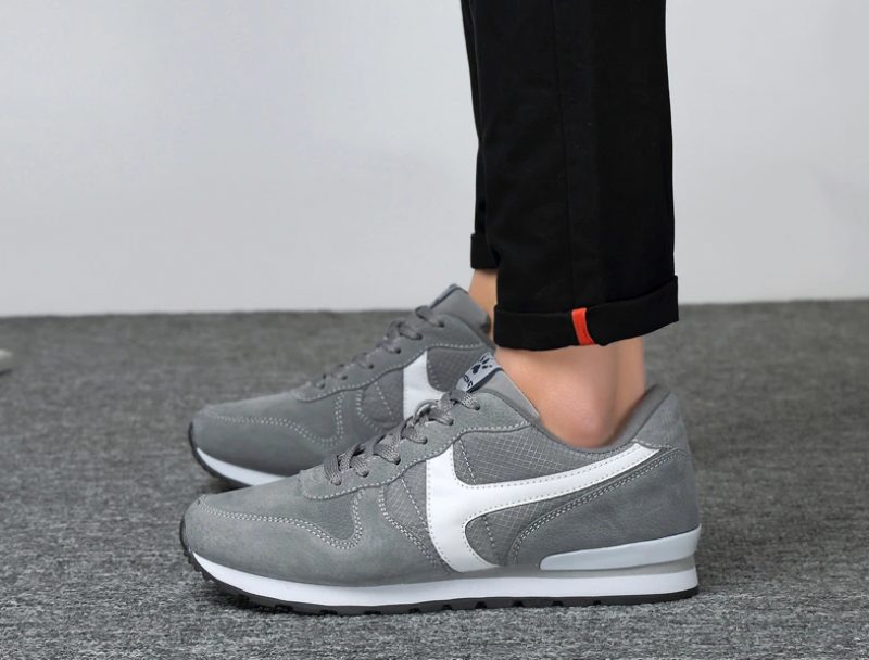 Sagde Mænds Afslappede Sneakers - Marineblå