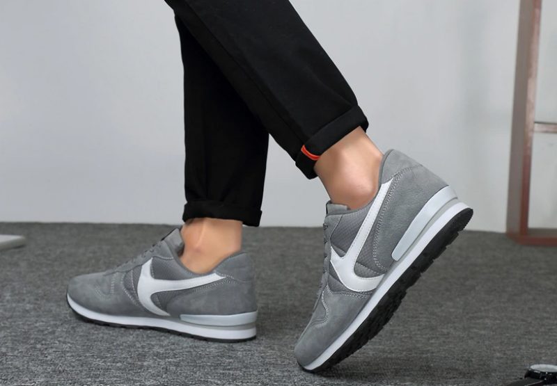 Sagde Mænds Afslappede Sneakers - Marineblå