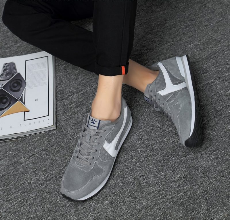 Sagde Mænds Afslappede Sneakers - Marineblå