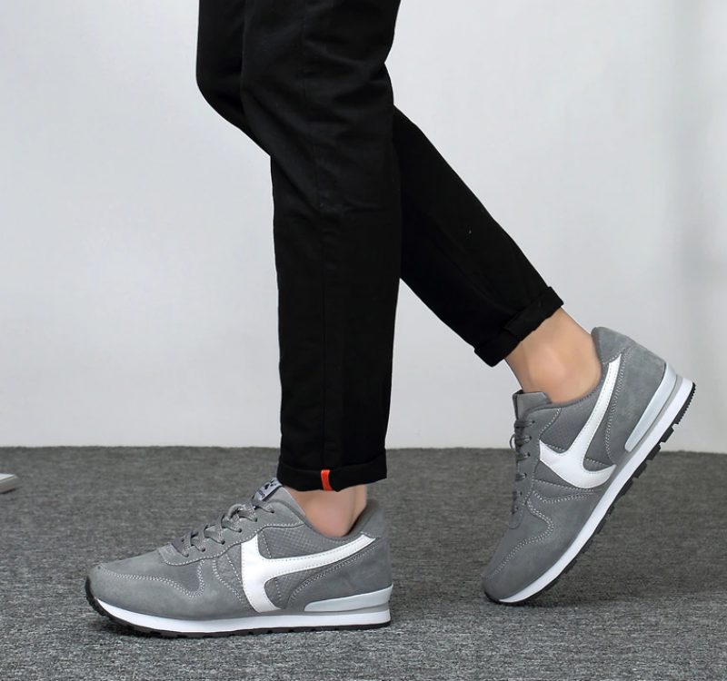 Sagde Mænds Afslappede Sneakers - Marineblå