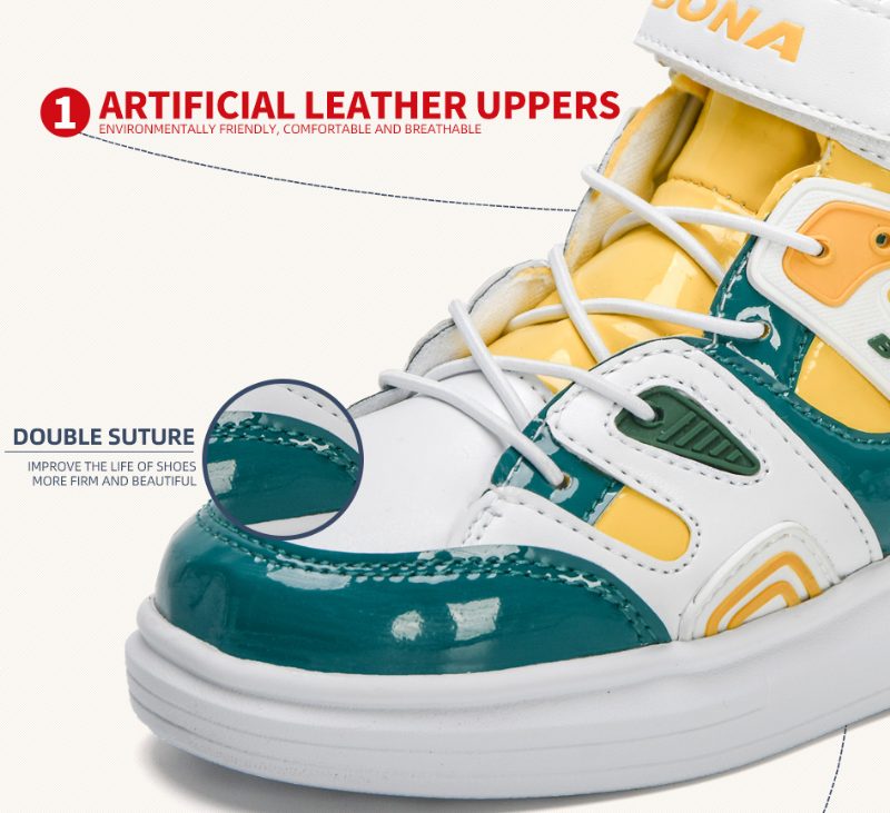 Salibi High Top Sneaker Til Drenge - Rød