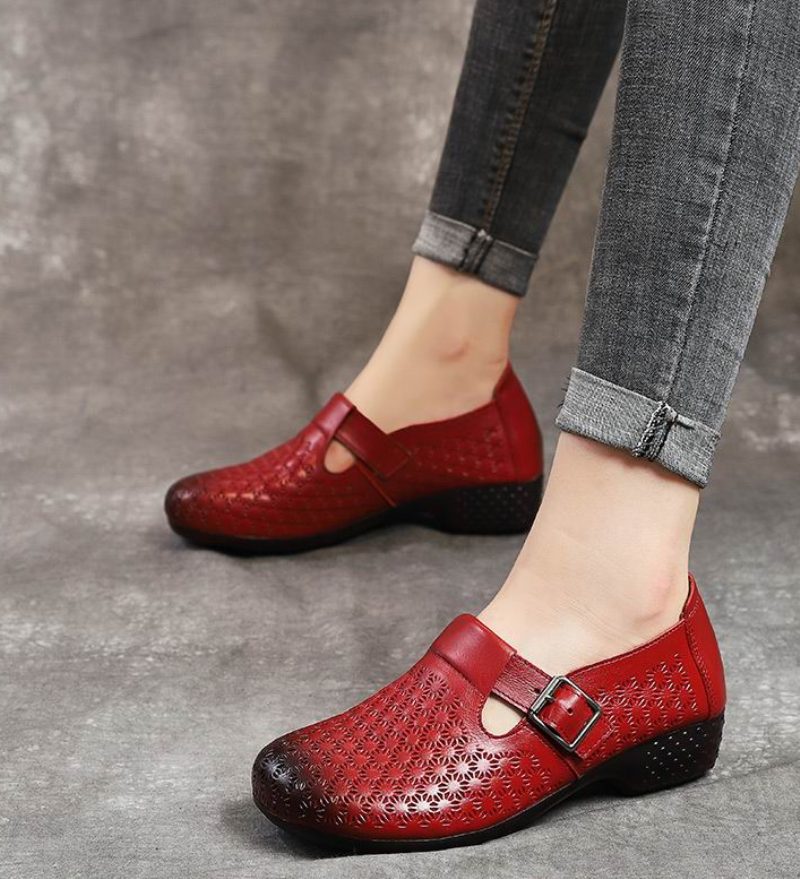 Salma Slip-on Flade Sko Til Kvinder - Sort