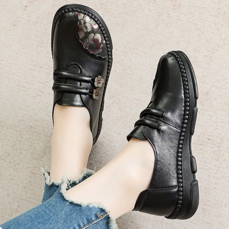 Salome Dame Loafer Sko - Khaki