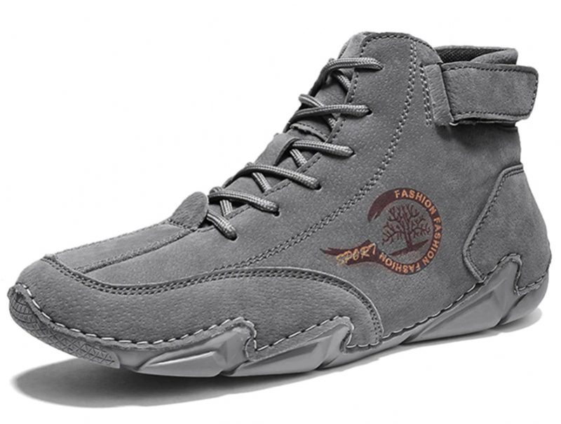 Salvio Klassiske Sneaker Til Mænd - Grå