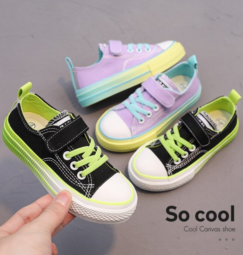 Sander Unisex Casual Sneaker Til Børn - Grøn