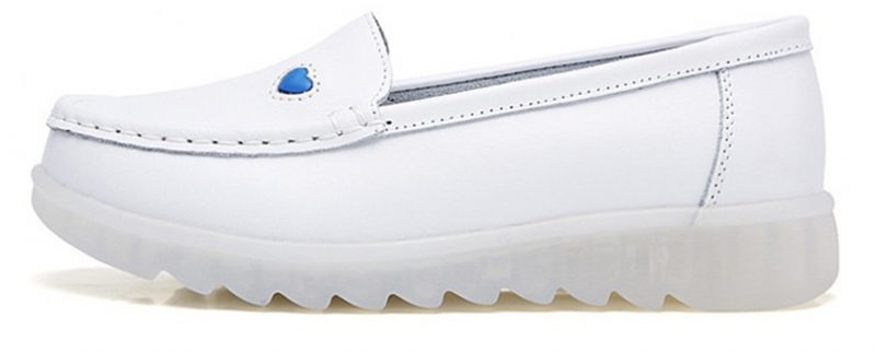 Sandy Dame Loafer Sko - Hvid