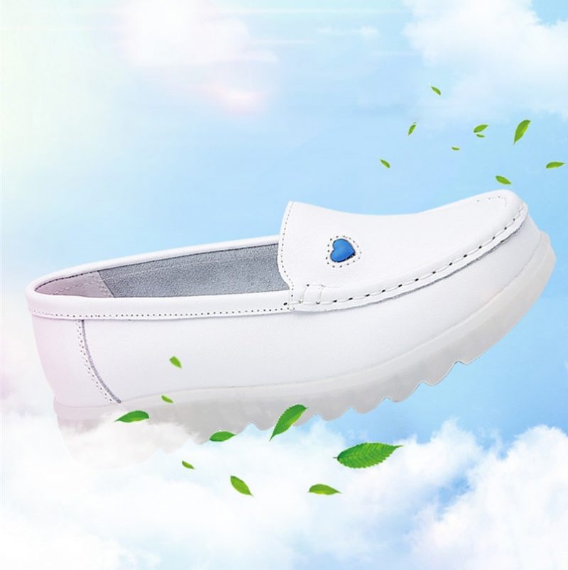 Sandy Dame Loafer Sko - Hvid