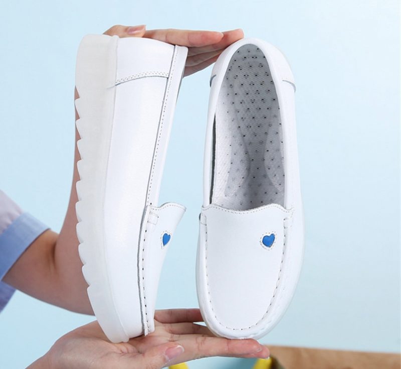 Sandy Dame Loafer Sko - Hvid