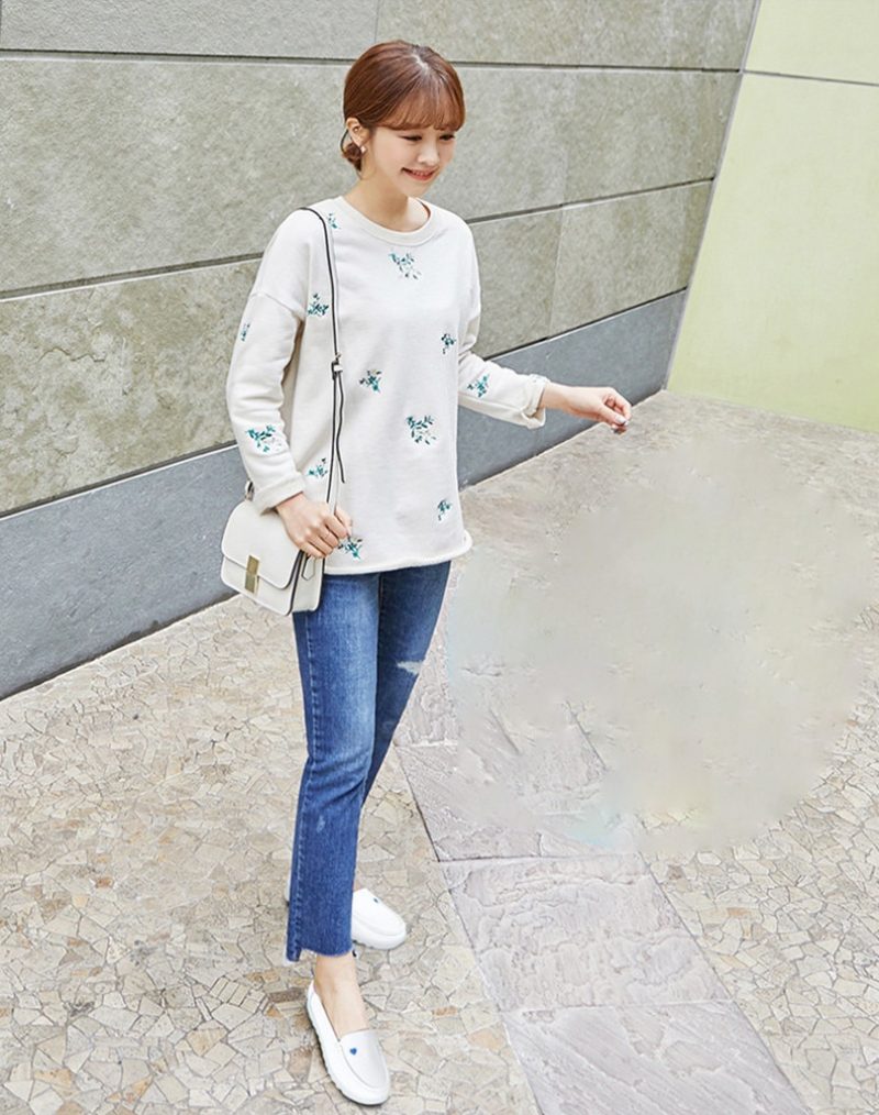 Sandy Dame Loafer Sko - Hvid
