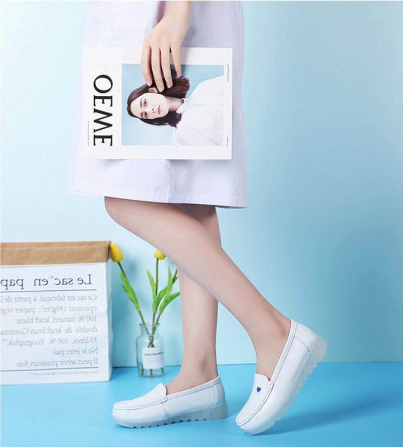 Sandy Dame Loafer Sko - Hvid