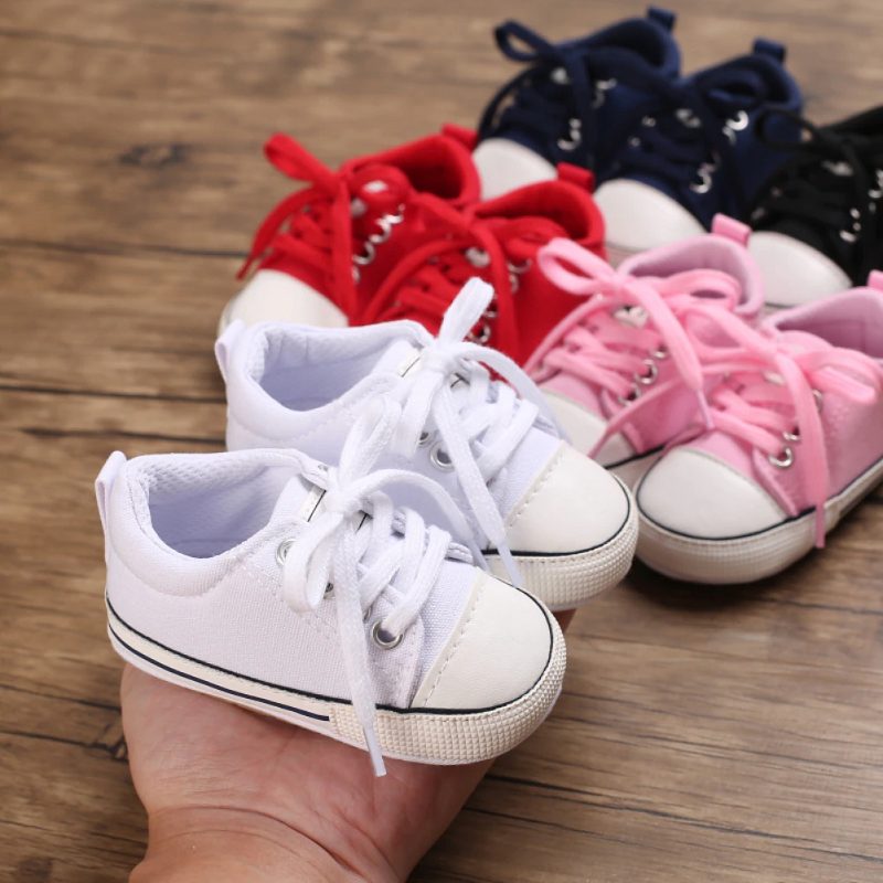 Santamaria Unisex Klassiske Børnesneakers - Marineblå