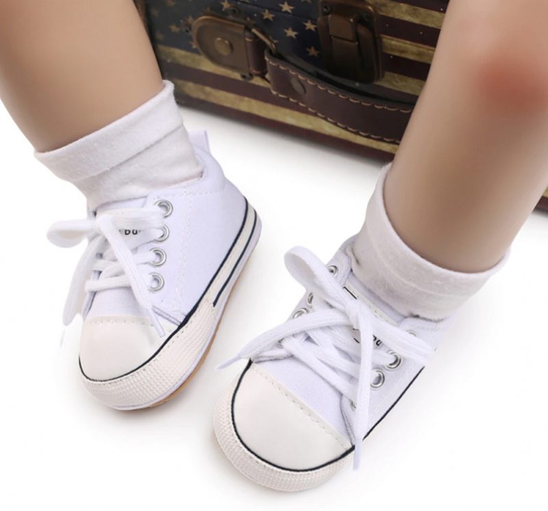 Santamaria Unisex Klassiske Børnesneakers - Marineblå