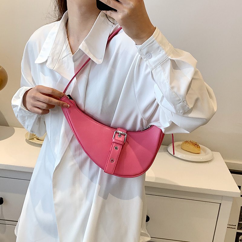 Santis Small Crossbody-håndtaske I Læder Til Kvinder - Grøn