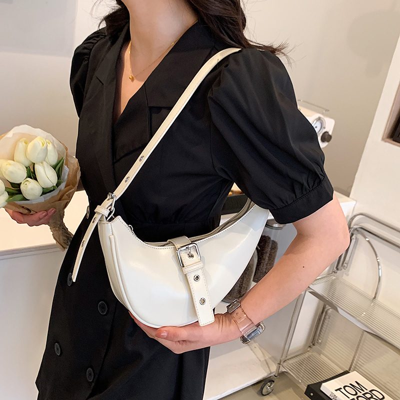 Santis Small Crossbody-håndtaske I Læder Til Kvinder - Grøn