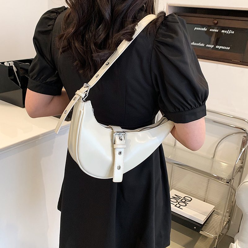 Santis Small Crossbody-håndtaske I Læder Til Kvinder - Grøn