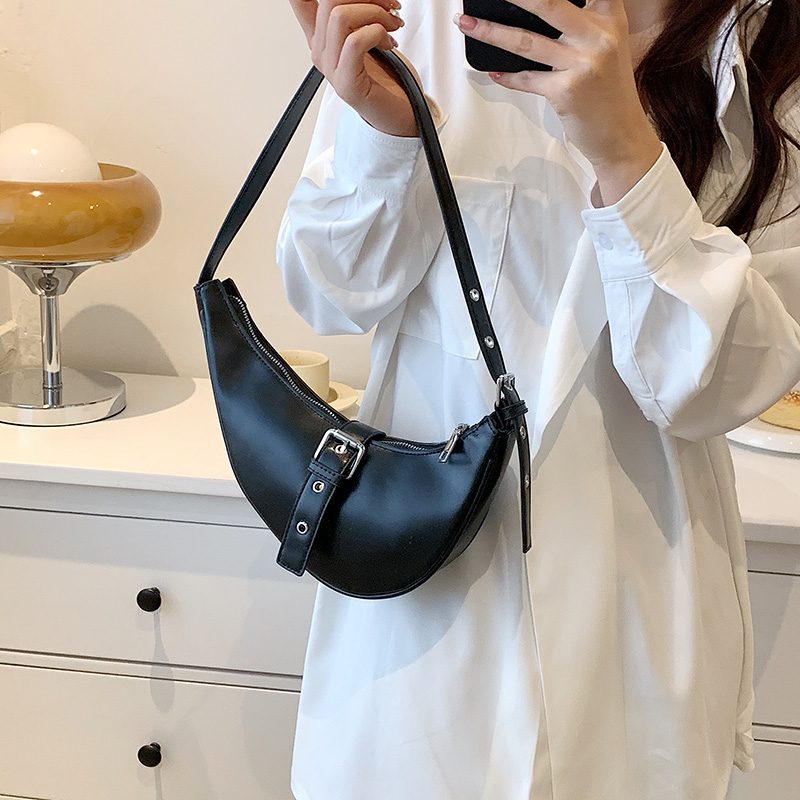 Santis Small Crossbody-håndtaske I Læder Til Kvinder - Grøn