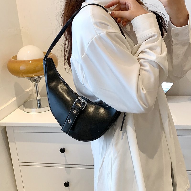 Santis Small Crossbody-håndtaske I Læder Til Kvinder - Grøn