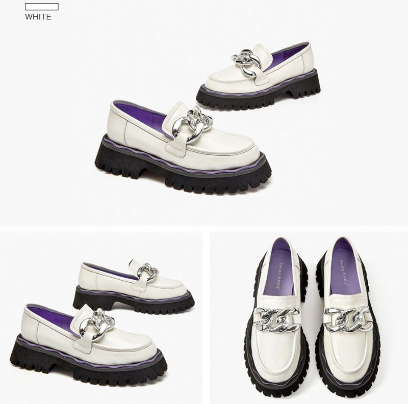 Sarcos Platform Loafers Sko Til Kvinder - Sort