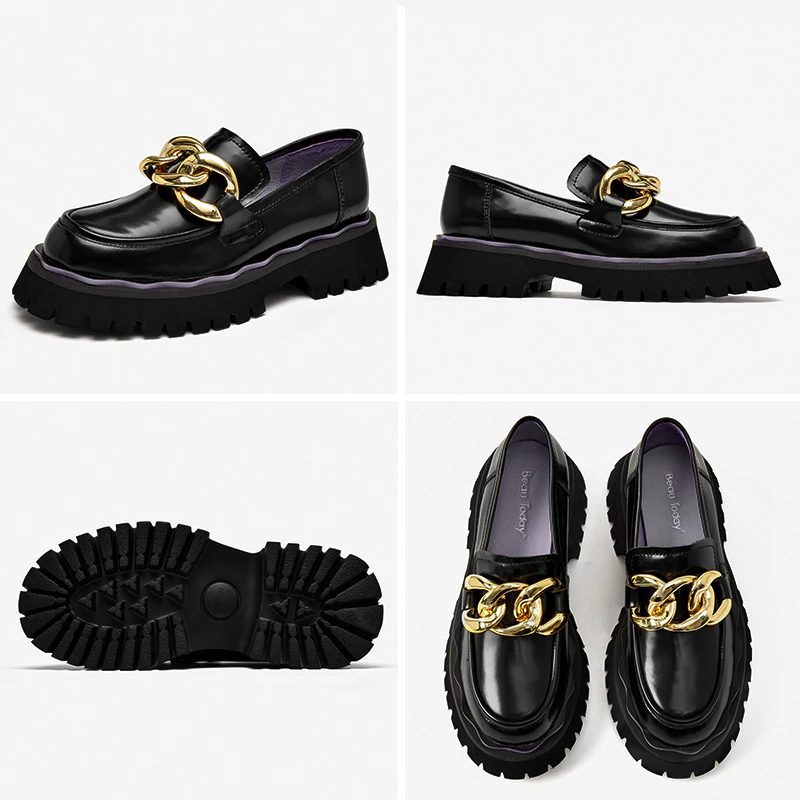 Sarcos Platform Loafers Sko Til Kvinder - Sort