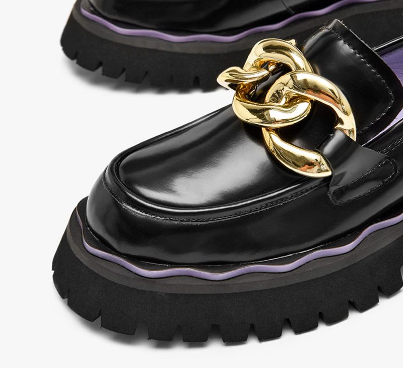 Sarcos Platform Loafers Sko Til Kvinder - Sort