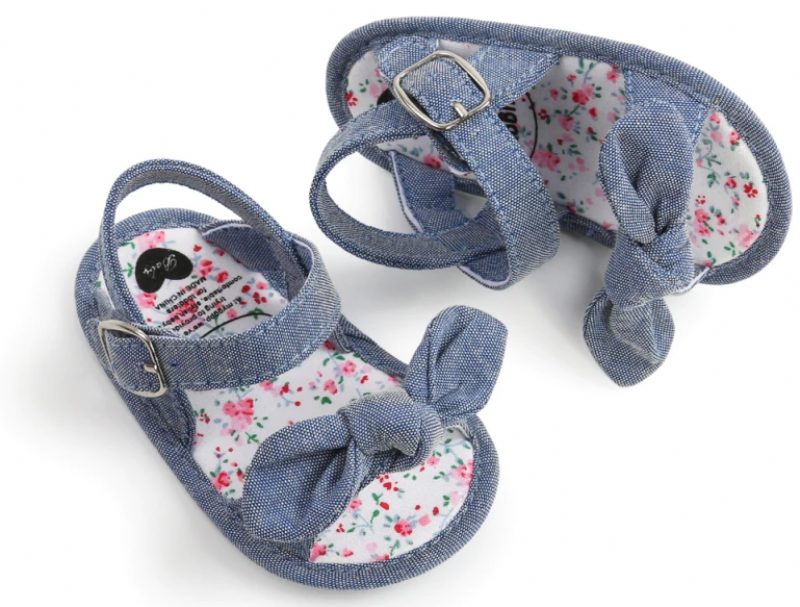 Sasha Babypigers Afslappede Sandal - Grå