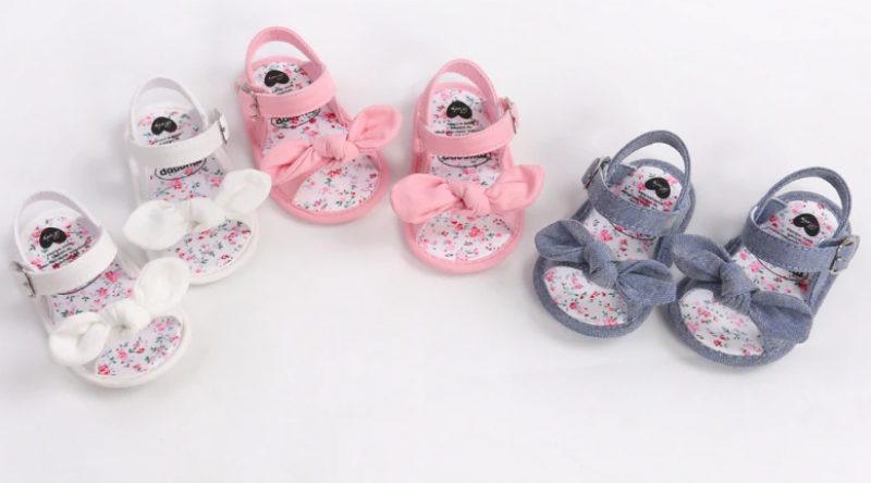 Sasha Babypigers Afslappede Sandal - Grå