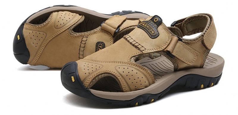 Saulo Sandal Til Mænd - Gul