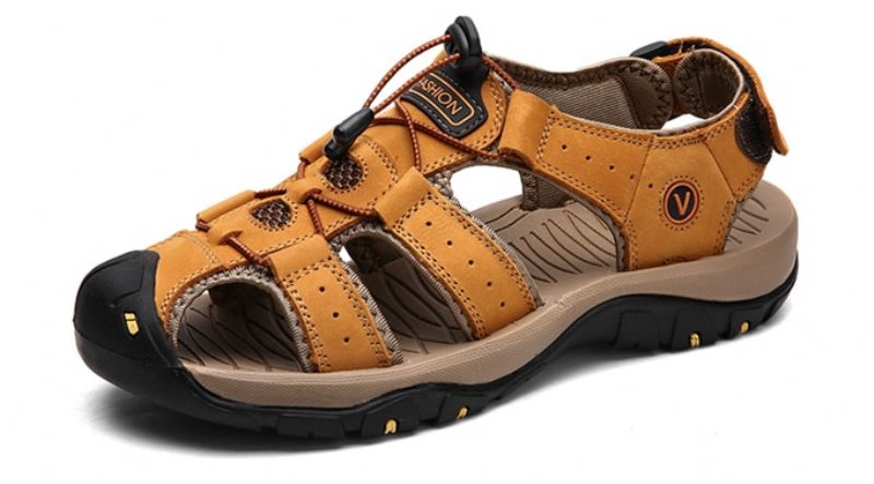 Saulo Sandal Til Mænd - Gul