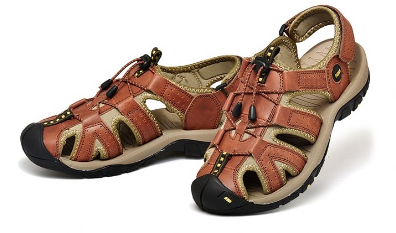 Saulo Sandal Til Mænd - Gul