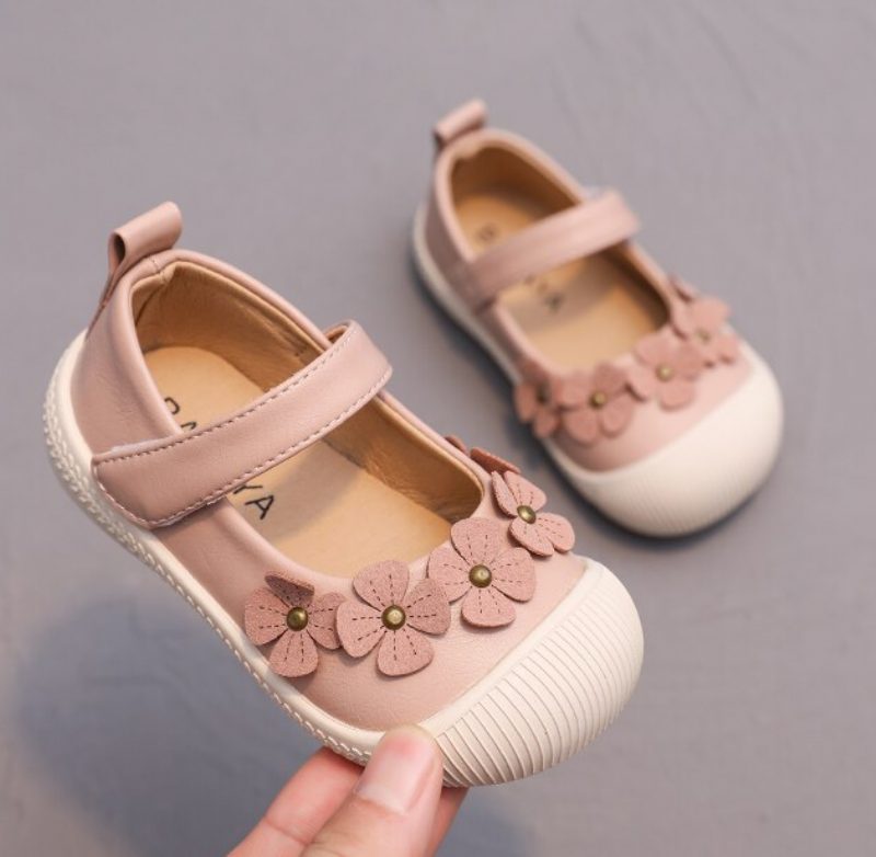 Scarlett Flade Pigesko Til Baby - Beige