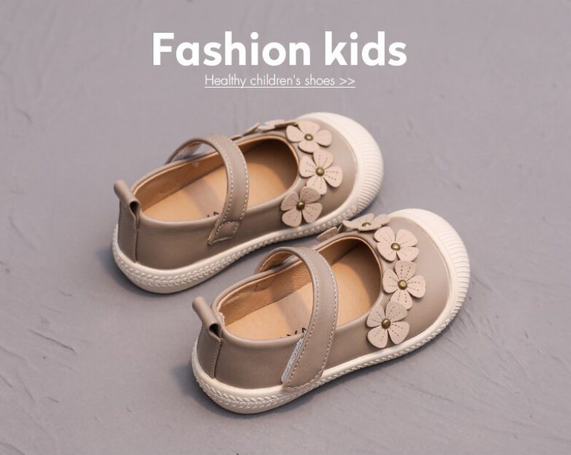 Scarlett Flade Pigesko Til Baby - Beige