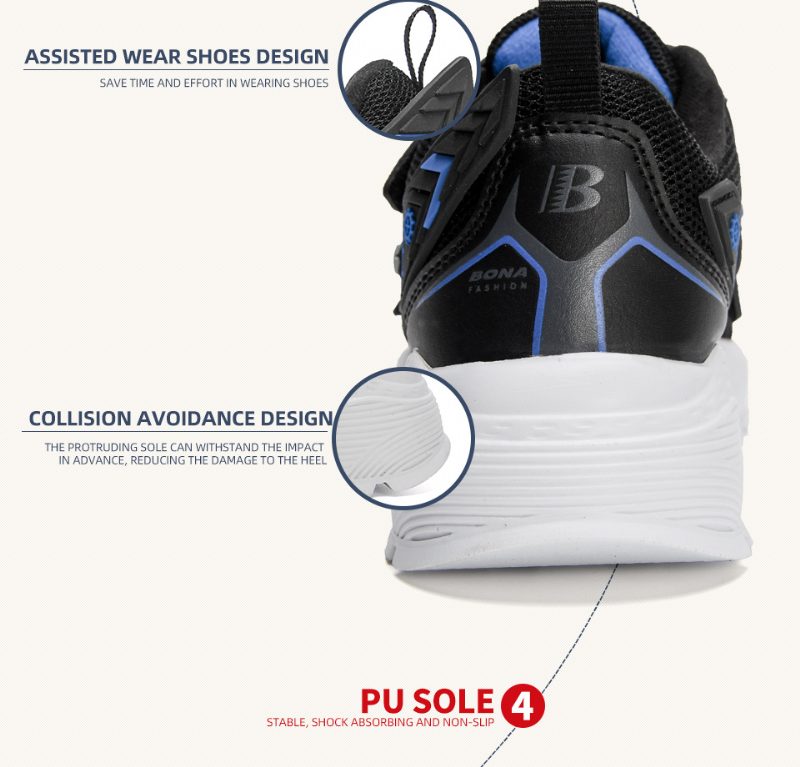 Sekou Drenges Afslappede Sneaker - Orange